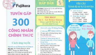 Công ty TNHH Fujikura thông tin tuyển dụng