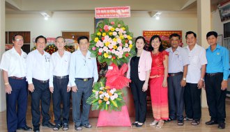 Liên đoàn Lao động tỉnh: Thăm và chúc mừng cơ quan báo chí nhân kỷ niệm 97 năm Ngày Báo chí Cách mạng Việt Nam