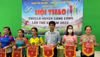 Khai mạc Hội thao CNVCLĐ huyện Càng Long lần thứ XX năm 2022