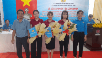 Thành lập Công đoàn cơ sở Trường mầm non – tiểu học Việt Anh