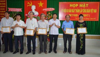 Liên đoàn Lao động tỉnh: Họp mặt kỷ niệm 88 năm Ngày thành lập Công đoàn Việt Nam (28/7)