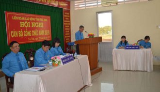 Hội nghị Cán bộ Công chức cơ quan Liên đoàn Lao động tỉnh năm 2018