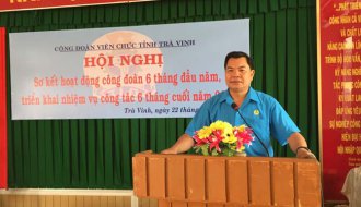 Công đoàn Viên chức tỉnh Trà Vinh: TRIỂN KHAI NHIỀU HOẠT ĐỘNG TRONG QUÝ III/2018