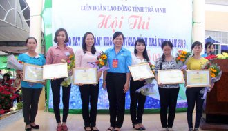 269 thí sinh tham gia Hội thi “Khéo tay hay làm” trong CNVCLĐ tỉnh Trà Vinh năm 2019