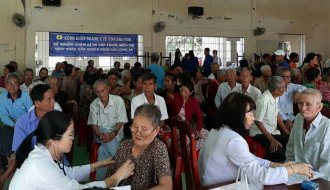 Công đoàn ngành Y tế tỉnh Trà Vinh: Về nguồn khám bệnh, cấp thuốc miễn phí và tặng quà cho gia đình chính sách