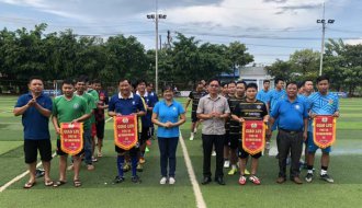 CĐCS Liên đoàn Lao động tỉnh: Giao lưu bóng đá chào mừng 37 năm ngày Thanh niên công nhân
