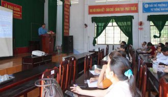 Liên đoàn Lao động thị xã Duyên Hải:Tập huấn nghiệp vụ công đoàn cho 110 cán bộ công đoàn cơ sở