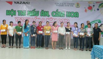 CĐCS Chi nhánh Công ty TNHH Yazaki EDS Việt Nam tại Trà Vinh tổ chức Hội thi nấu ăn, cắm hoa lần 9 năm 2019