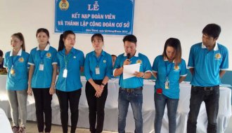 Liên đoàn Lao động huyện Châu Thành: Thành lập CĐCS Công ty TNHH New Mingda Việt Nam