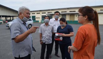 Chủ tịch UBND tỉnh Đồng Văn Lâm kiểm tra công tác phòng, chống dịch bệnh viêm đường hô hấp cấp do virus Corona