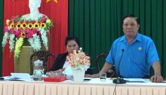 Hội nghị Cán bộ chủ chốt Liên đoàn Lao động tỉnh Trà Vinh