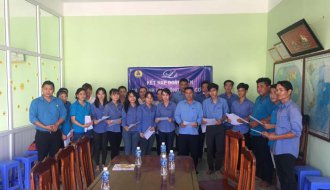 Công đoàn Khu Kinh tế tỉnh Trà Vinh: Thành lập CĐCS Công ty Cổ phần Thủy sản Thông Thuận Trà Vinh