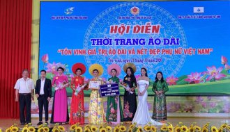 Hội diễn “Thời trang áo dài” năm 2020: Liên đoàn Lao động thành phố Trà Vinh đạt giải nhất