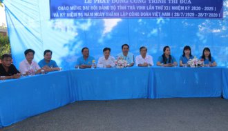 19 công trình thi đua chào mừng các sự kiện quan trọng của tỉnh Trà Vinh
