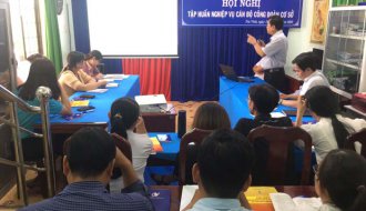 Công đoàn Khu Kinh tế tỉnh Trà Vinh: Tập huấn nghiệp vụ công đoàn năm 2020