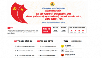 Khởi động các Cuộc thi trực tuyến trong CNVCLĐ tỉnh Trà Vinh năm 2021