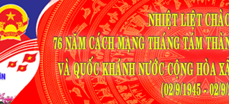 Banner Tuyên truyền CMT8 và Quốc khánh 2-9-2021