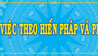 Sống và làm việc theo Hiến pháp và pháp luật