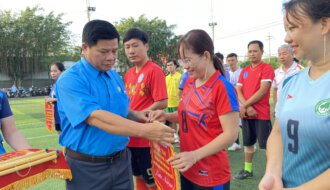 Công đoàn viên chức tỉnh Trà Vinh: Trên 300 vận động viên tham gia Giải thể thao mừng Đảng, mừng Xuân Quý Mão năm 2023