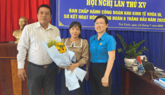Bầu Phó Chủ tịch Công đoàn Khu kinh tế tỉnh Trà Vinh