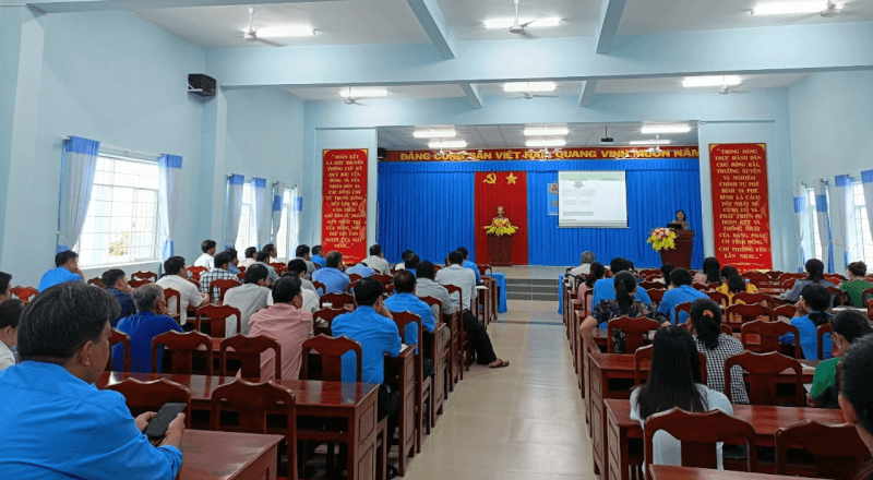 LĐLĐ huyện Càng Long: Tập huấn nghiệp vụ công đoàn cơ sở năm 2023