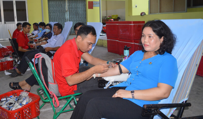 Trà Vinh: 278 đoàn viên, CNVCLĐ tham gia Chương trình Hiến máu tình nguyện